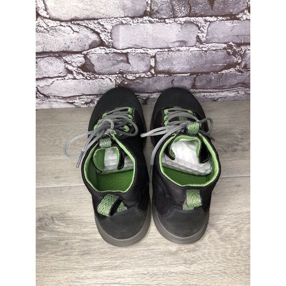 Chaco Tedinho Bulloo Black Canvas Green Lace Up Hiking Boots Men Sz 11M US/44EU - Picture 5 of 16